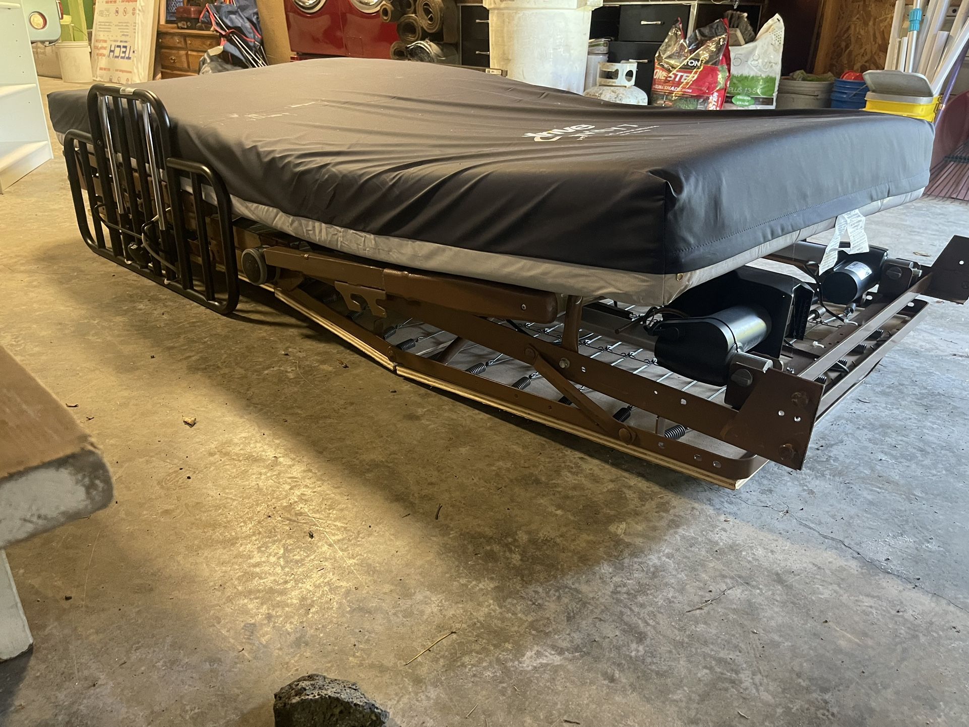 Remote controlled hospital bed 