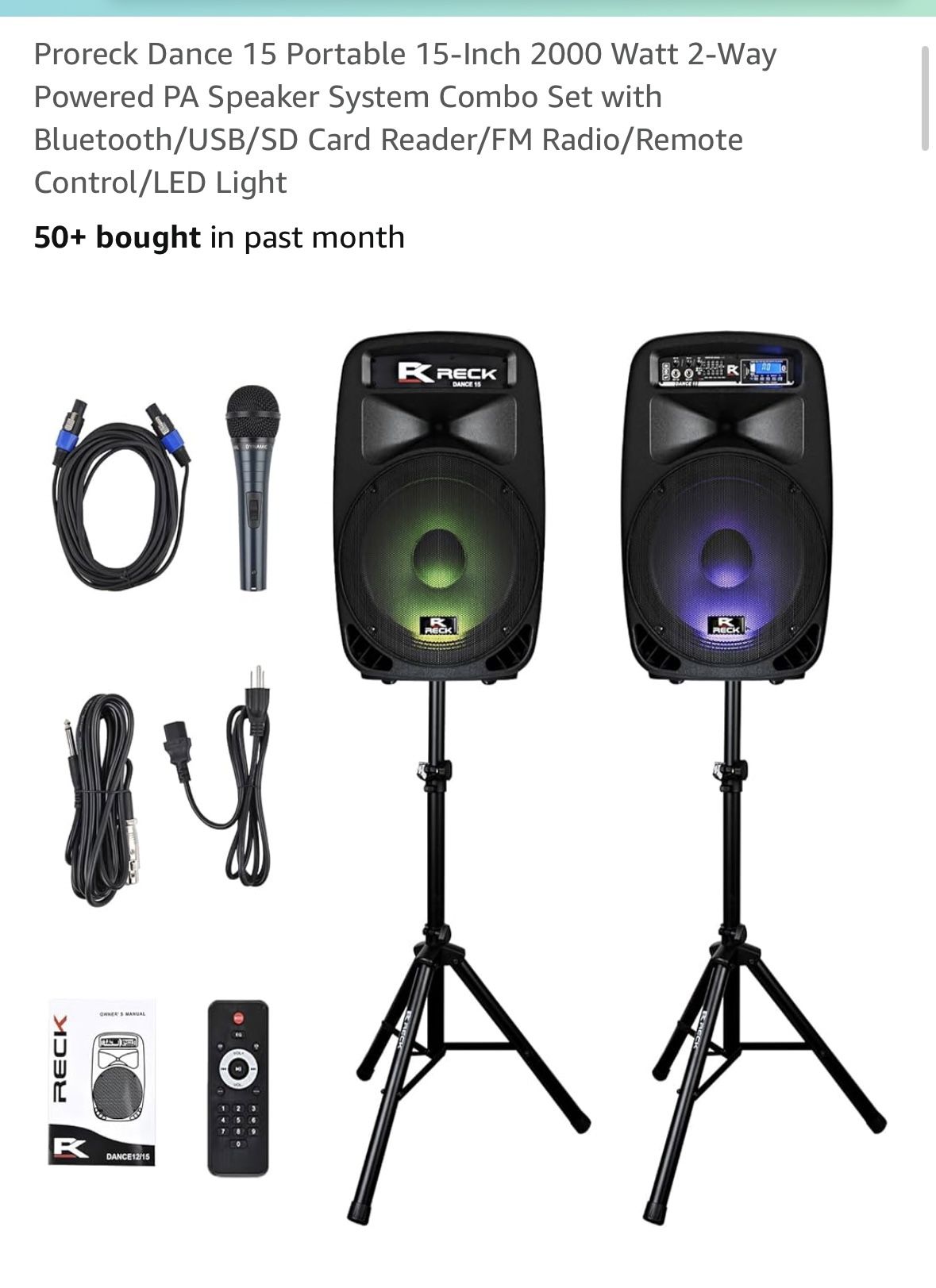 BLUETOOTH SPEAKERS. GREAT FOR OUTDOOR PARTY, DJing, BACKDOOR EVENTS