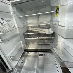 New LG 4 Door Stainless Steel Refrigerator 28 Cubic Feet