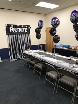 Fortnite party supplies and decor