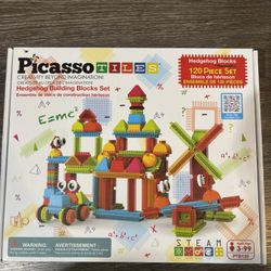 Picasso Tiles Hedgehog Building Blocks Set