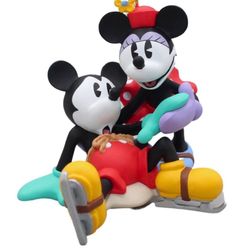 Vintage! 1997 New Pair of Skates Mickey and Minnie Disney Hallmark Ornament