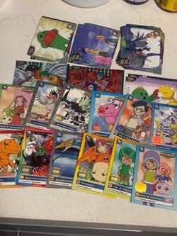 Vintage Digimon Trading Cards Retro Anime Pokemon