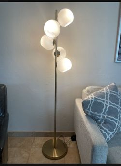 Staggered glass 2024 floor lamp