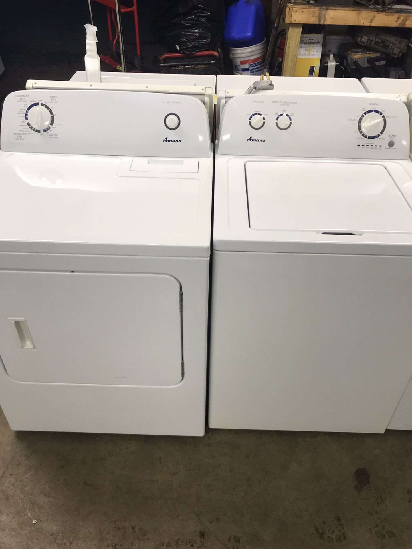 Amana Washer and Electric Dryer