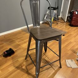 Chair.  Stainless Steel
