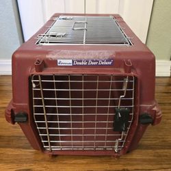 Petmate Doyble Door Top Load Crate