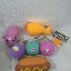 Lote of 7 Jumbo SQUISHY 🔥Five Below 