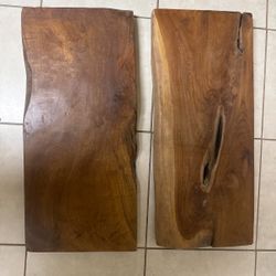 Teak Wood Shelves 