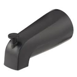 Everbilt Tub Spout with Diverter, Matte Black
