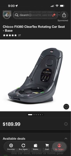 Chicco Fit360 ClearTex Rotating Car Seat Base