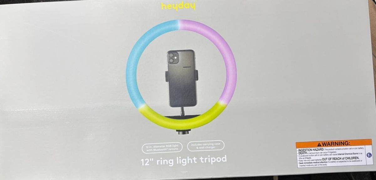 New 12” Ring light With Tripod