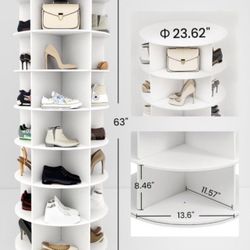 7tier Rotating Shoe Rack