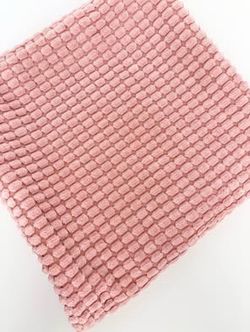Set of TWO 20" x 20" Pink Throw Pillow COVERS