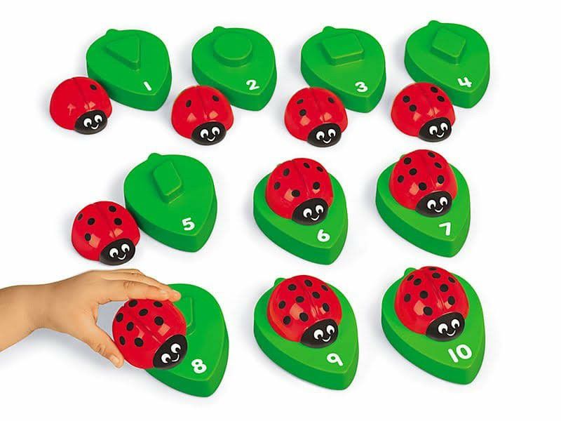 Kids game - ladybug math counting game. Lakeshore brand.