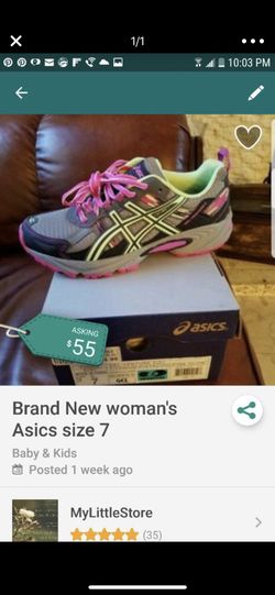 Brand New woman’s ASICS size 7