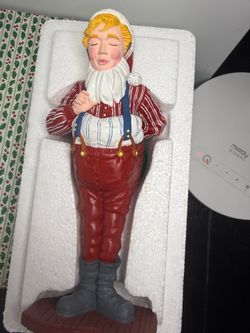 Department 56 Christmas I Saw Mommy Kissing Santa Claus Father Figurine