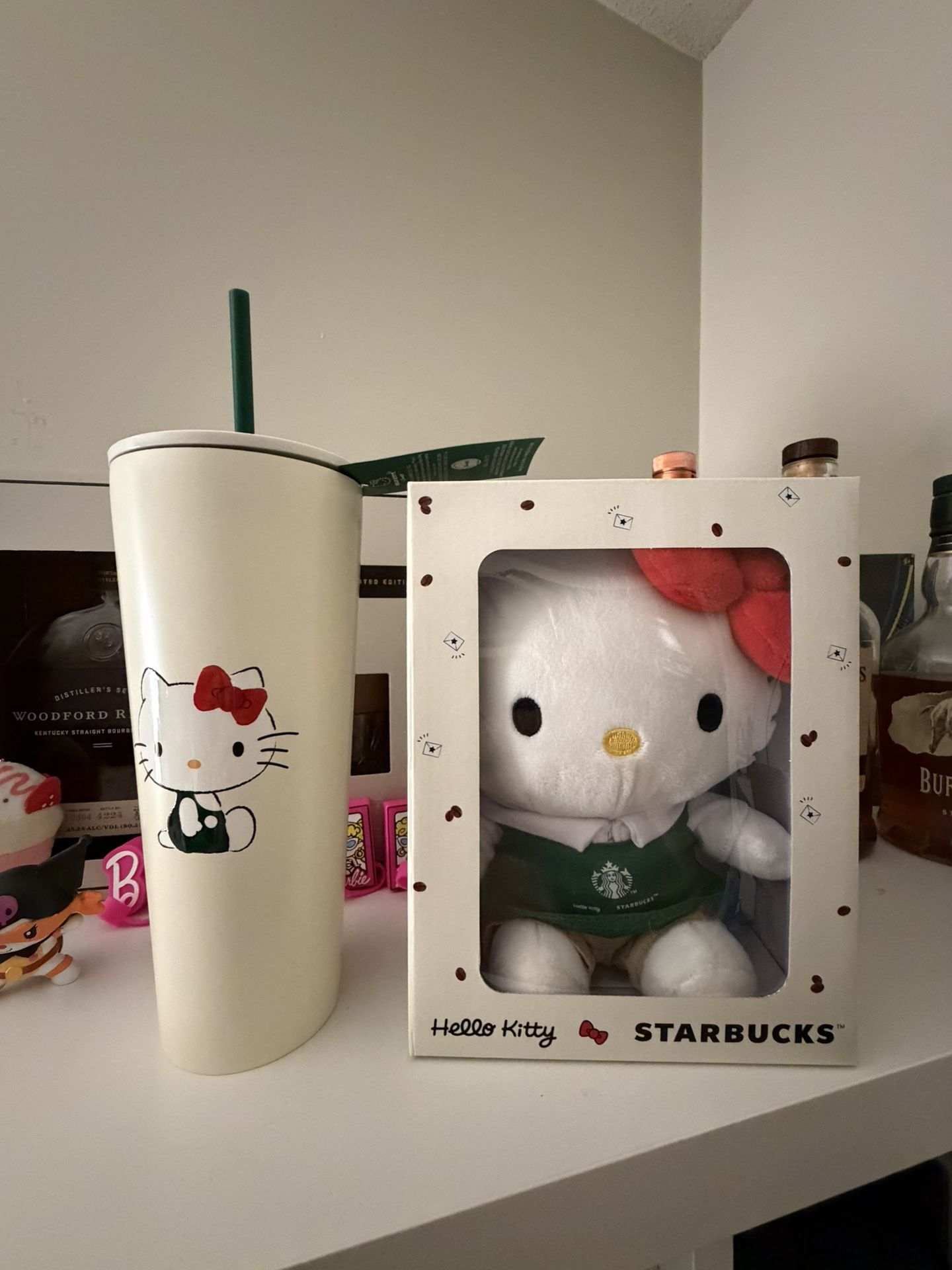 Hello Kitty Starbucks Plush / Cup