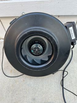 Hurricane 736580 8” Inline Duct Fan commercial Grade