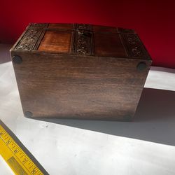 Very solid wooden vintage box
