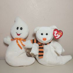 Halloween Beanie  Babies Ghost