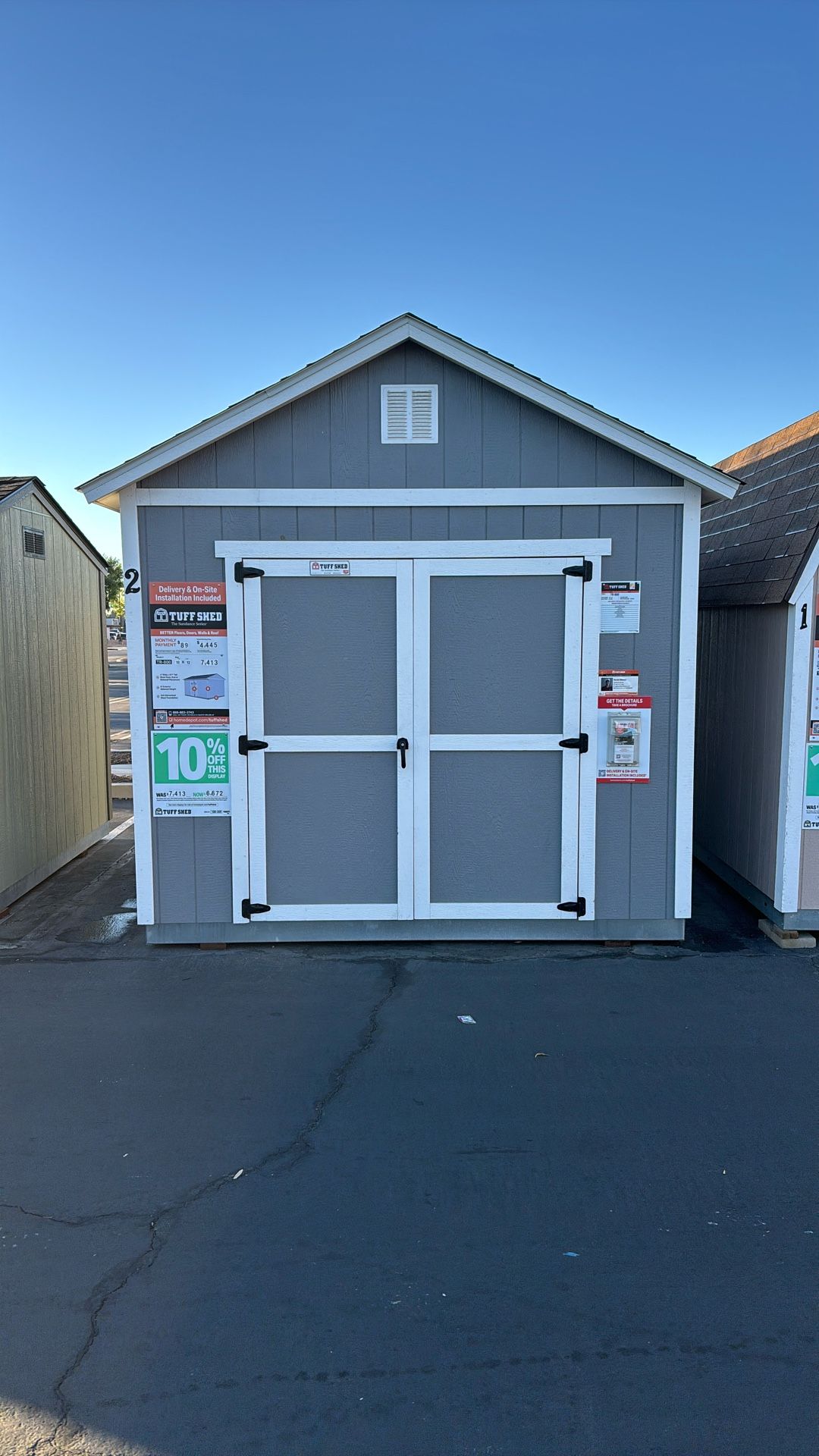 Tuff Shed Sundance TR-800 10x12 SD864254 Was $7,413 Now $6,672 10% Off Financing Available!