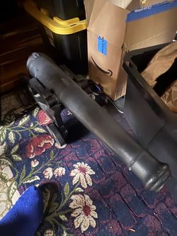 Antique deck cannons