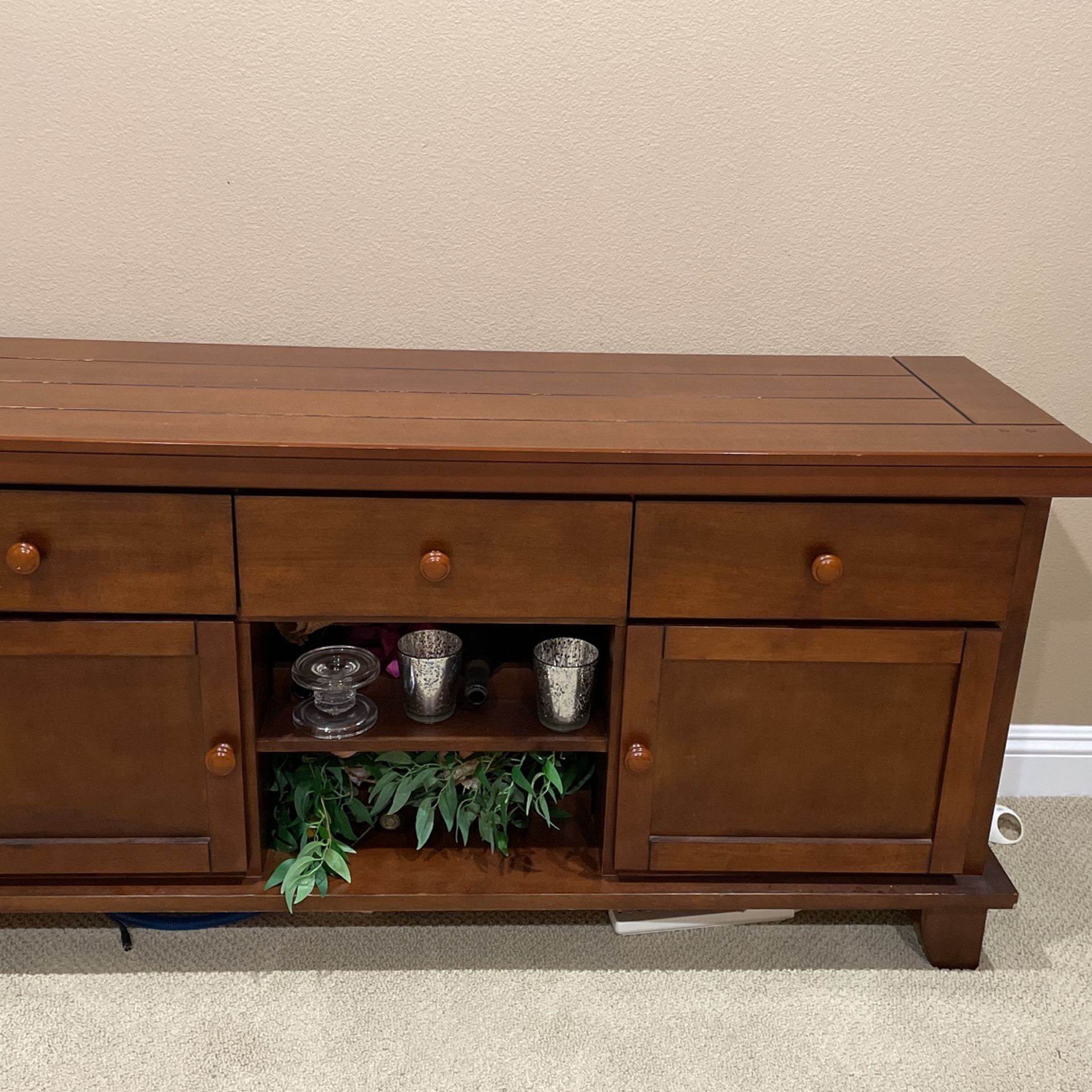 Dining Sideboard TV Media Cabinet Wine Rack