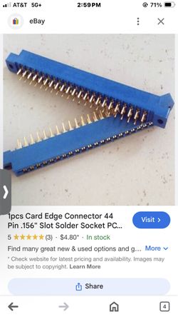 Slot Solder Connector
