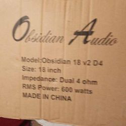 18 Inch Subwoofer Brand New 