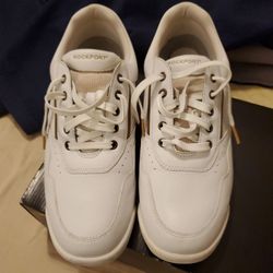 leather shoes, white, new