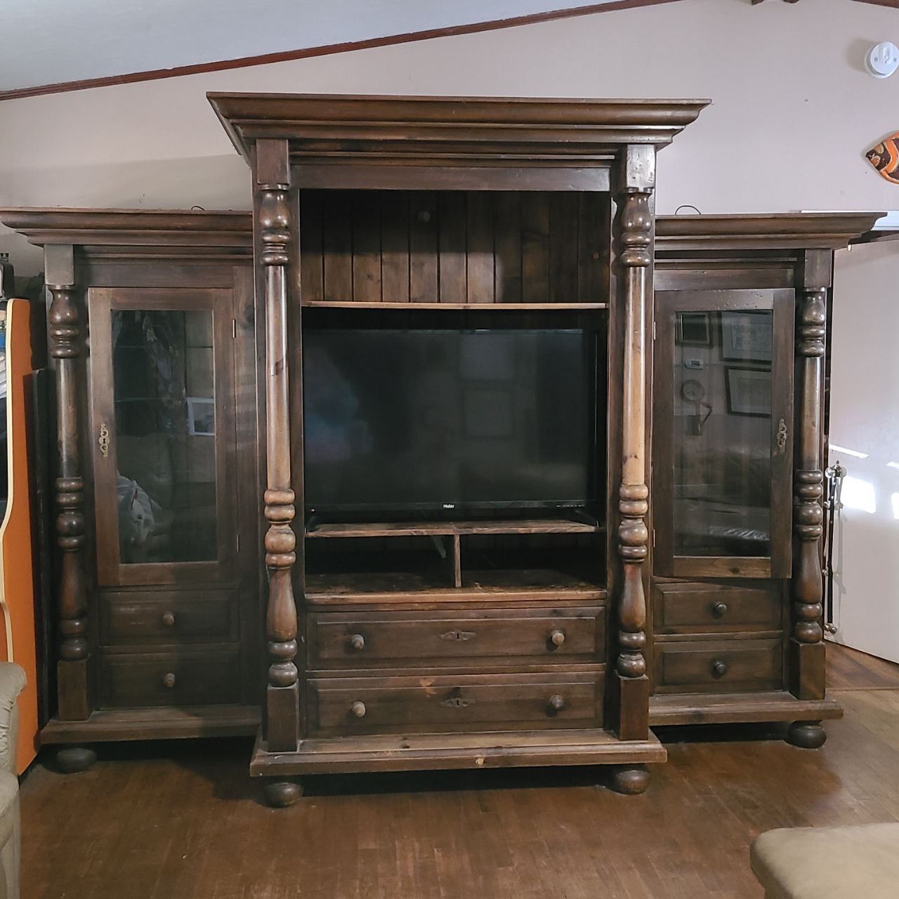 Wood Entertainment Center