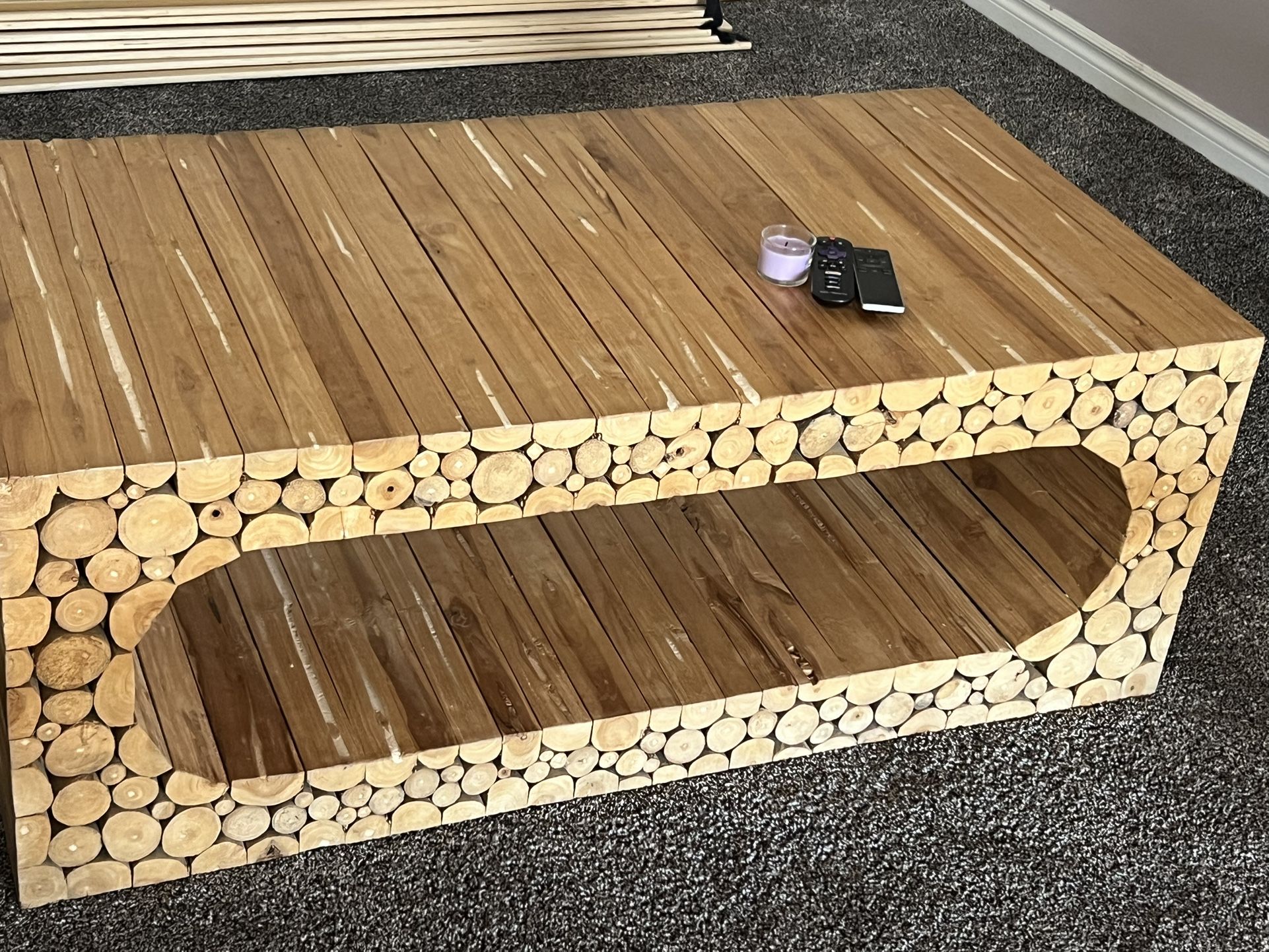 Creekwood Rustic Coffee Table 47"