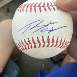 Tanner Scott Signed Baseball 