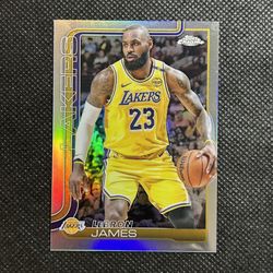 2025-26 Topps Chrome Basketball #127 Lebron James Refractor Lakers