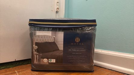 Hotel King Sheet Set - Dark Gray