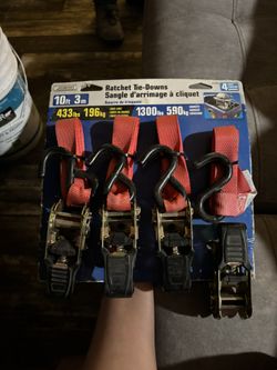 NEW ratchet tie downs