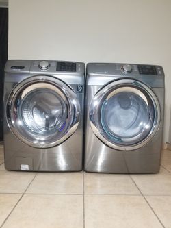 Samsung Washer And Electric Dryer Free Deliver And Install 6 Month Warranty