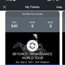 Beyoncé Tickets 9/2 