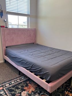 Pink Full Size Bed Frame