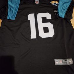 NFL Jacksonville Jaguars Rugby No.16 Trevor Lawrence Jersey Male 