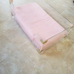 Lucite Dog Bed