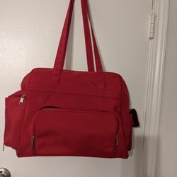Simply g " Vintage Travel Bag Red Color