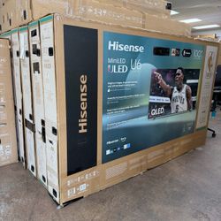 100 inch Mini-LED Hisense 4K Smart TV with HDR with Store Warranty and Financing Available