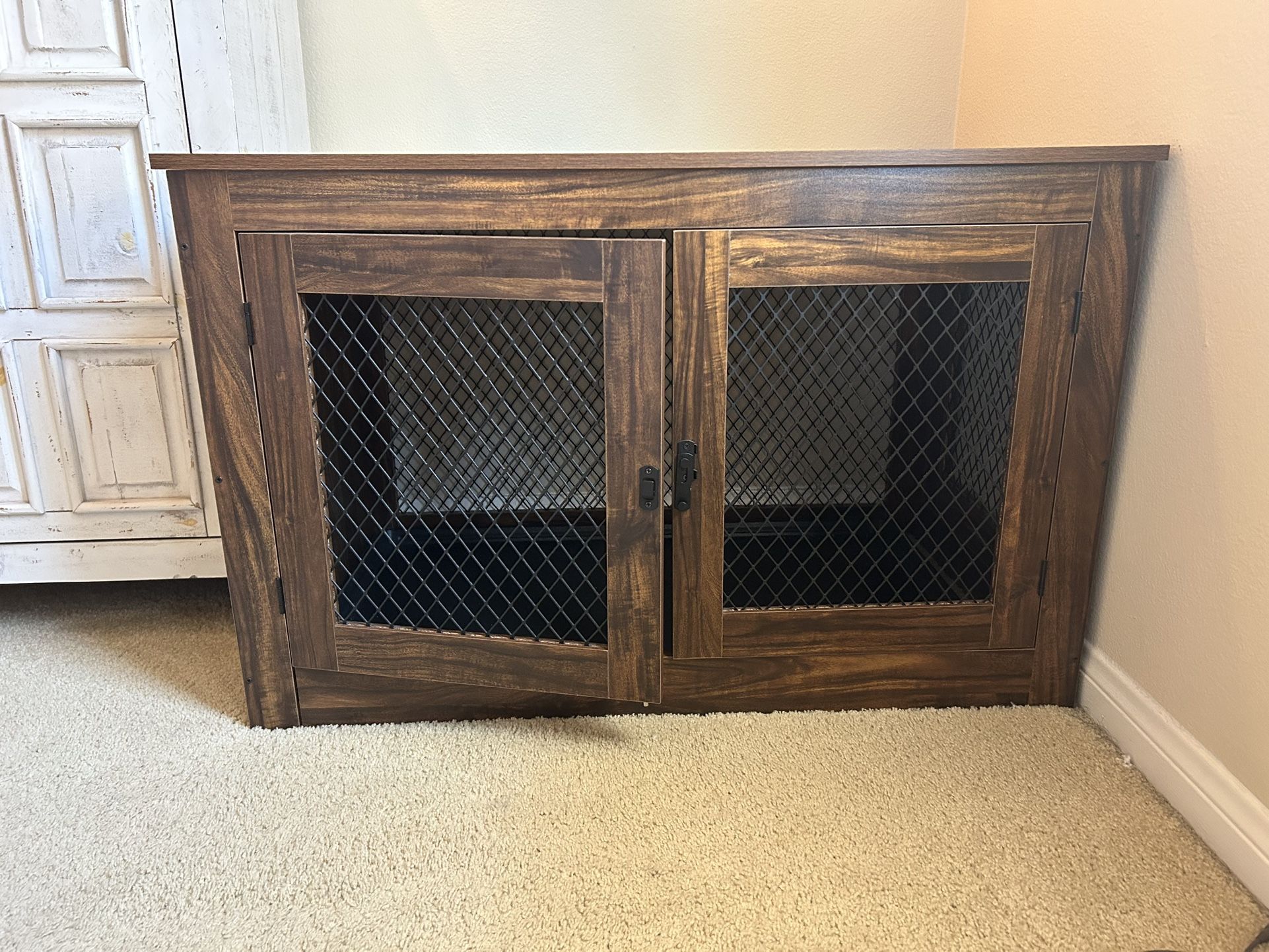 Wood Dog Crate