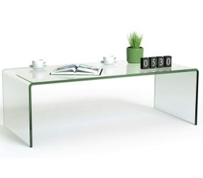 Mid Century Glass Coffee Table