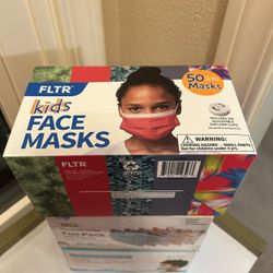 3 Boxes Of 50 Kid Disposable Masks
