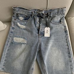 Highrise Jean Shorts New