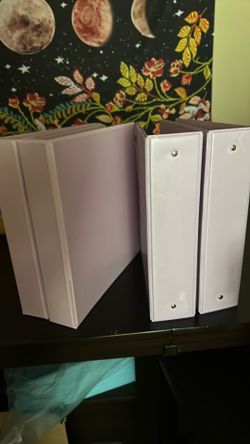 1” & 2” Binders (Lavender) make offer!