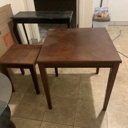 Coffee And End Tables Clean Set 3 Total